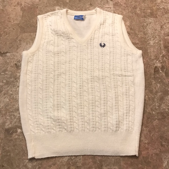 Vintage Fred Perry Wool Cable Knit 